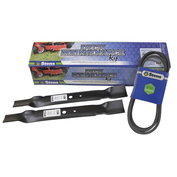 42" Deck Maintenance Kit 2 Blades 1 Deck Belt Lawn Mowers